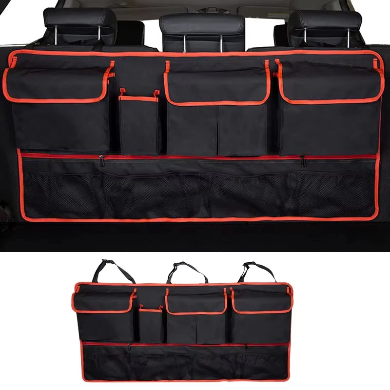 Universal Auto SUV/MPV Organizer Trunk Back Seat Storage Bag Car Rear Multifunctional Storage Net Pocket Car Interior Supplies
Universal Auto SUV/MPV Organizer Trunk Back Seat Storage Bag Car Rear Multifunctional Storage Net Pocket Car Interior Supplies