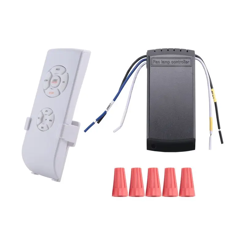GOOD-Universal Ceiling Fan Lamp Remote Control Kit Timing Setting Switch Adjuste Wind Speed Transmitter Receiver
GOOD-Universal Ceiling Fan Lamp Remote Control Kit Timing Setting Switch Adjuste Wind Speed Transmitter Receiver