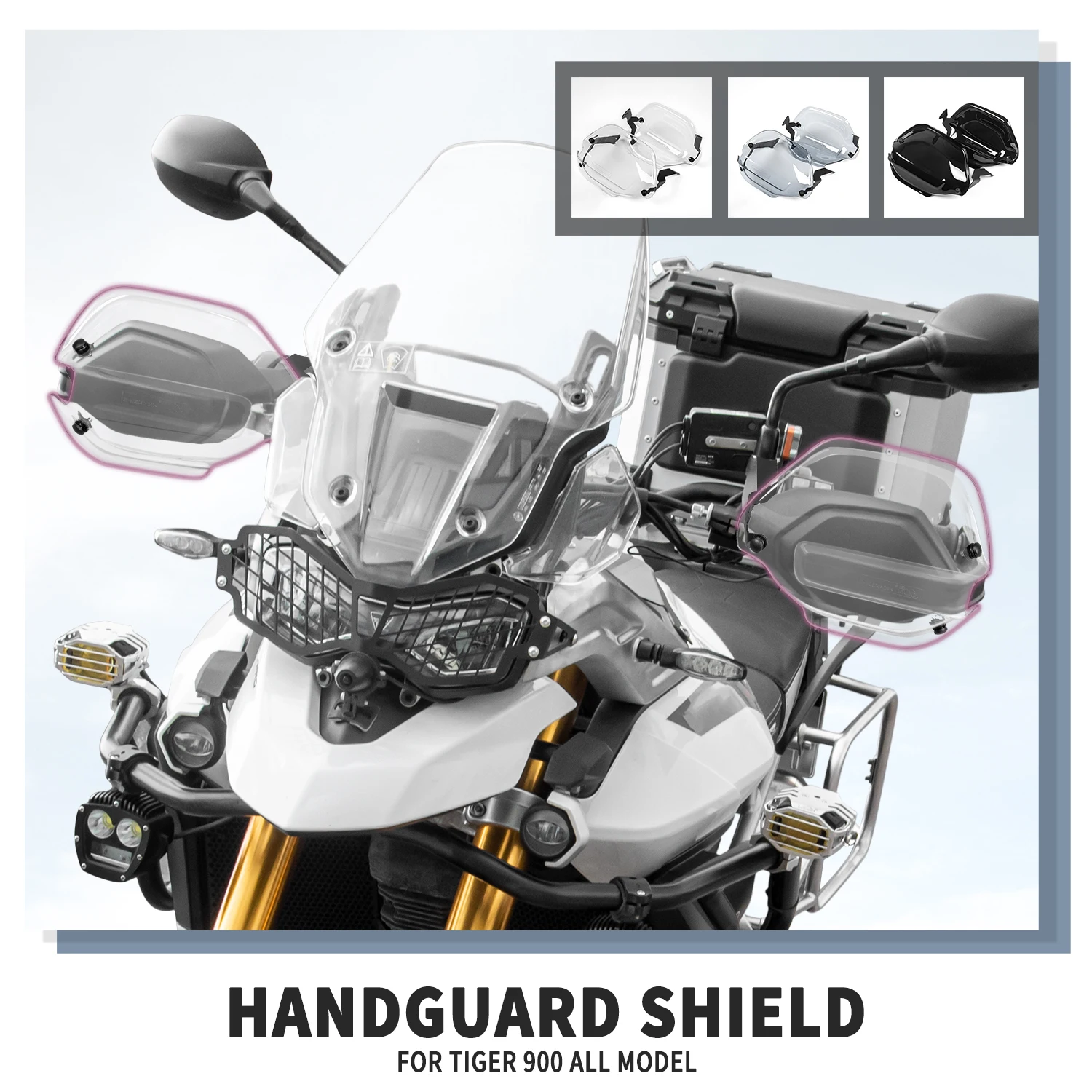 Hand Guard Screen Shield Cover for TRIUMPH Tiger900 All Model 2020-2025 Handguard Windshield Handguard Bar Protector Accessoreie
Hand Guard Screen Shield Cover for TRIUMPH Tiger900 All Model 2020-2025 Handguard Windshield Handguard Bar Protector Accessoreie