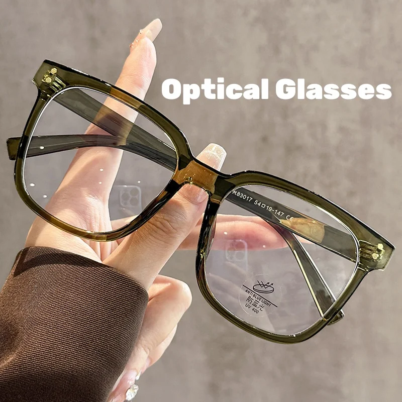 New Trend Large Frame Optical Glasses for Women and Men Ultralight Comfortable HD Clear Lens Protect Eyes Eyeglasses
New Trend Large Frame Optical Glasses for Women and Men Ultralight Comfortable HD Clear Lens Protect Eyes Eyeglasses