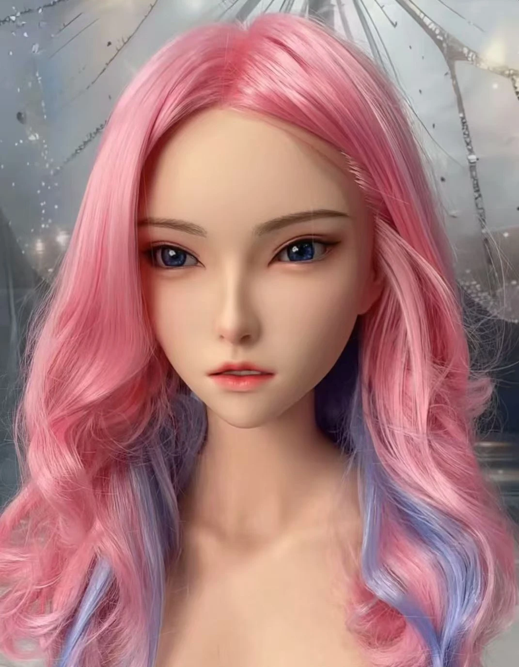 Высококачественная силиконовая резьба по голове, физическая кукла, пересадка волос, туннель для полости рта, винт M16 
Высококачественная силиконовая резьба по голове, физическая кукла, пересадка волос, туннель для полости рта, винт M16