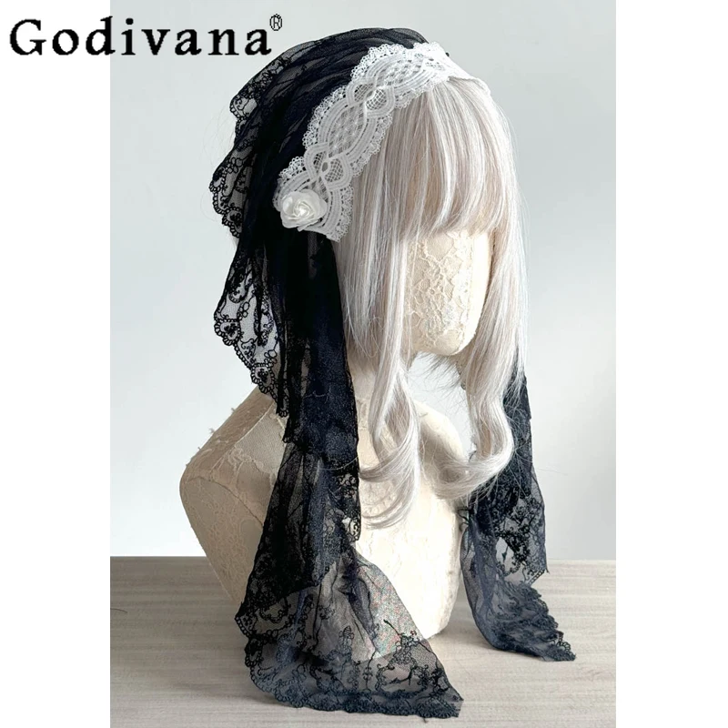 Y2K Subculture Japanese Original Design Lolita Headband Gothic Style Lace Mesh Sweet Cool Girl Hair Accessory
Y2K Subculture Japanese Original Design Lolita Headband Gothic Style Lace Mesh Sweet Cool Girl Hair Accessory