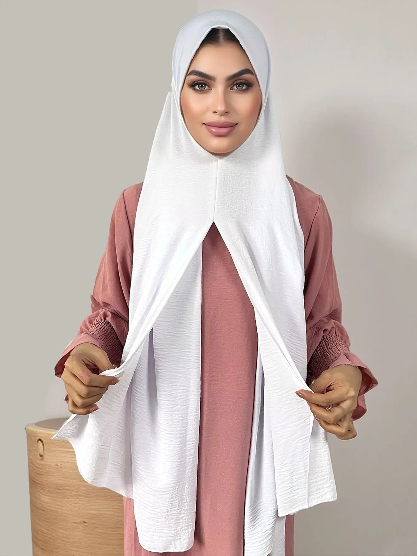 Eid Crepe Instant Scarf Muslim Hijab Pull On Headscarf Turban Shawls Islam Head Wrap Amira Ramadan Niqab Nikab Female Scarves
Eid Crepe Instant Scarf Muslim Hijab Pull On Headscarf Turban Shawls Islam Head Wrap Amira Ramadan Niqab Nikab Female Scarves