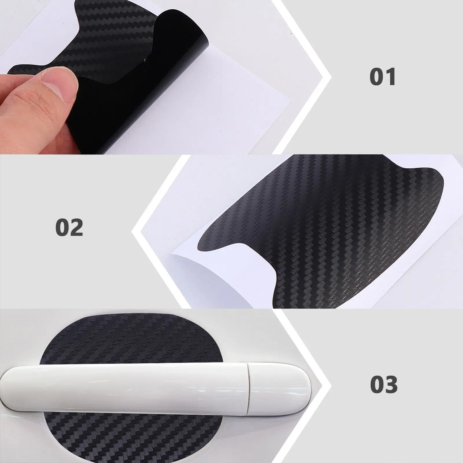 Car Door Handle Stickers Black Paint Protection Self Adhesive Long Last Protective Film For Auto
Car Door Handle Stickers Black Paint Protection Self Adhesive Long Last Protective Film For Auto