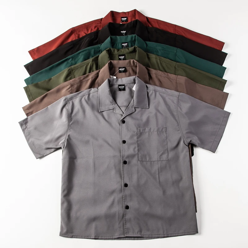 Japanese Sle Qui Dry Thin Loose Cuban Collar oulder Casual ort Sve irt Men Summer Faion Ci Boy Loose Fit
Japanese Sle Qui Dry Thin Loose Cuban Collar oulder Casual ort Sve irt Men Summer Faion Ci Boy Loose Fit