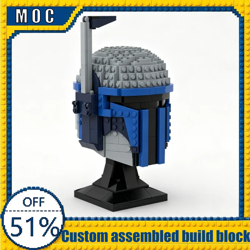NEW 543PCS Customize Style Helmet Modify Bust MOC Model Building Blocks Assembly Toy Educational Adults Collection Birthday Gift
NEW 543PCS Customize Style Helmet Modify Bust MOC Model Building Blocks Assembly Toy Educational Adults Collection Birthday Gift