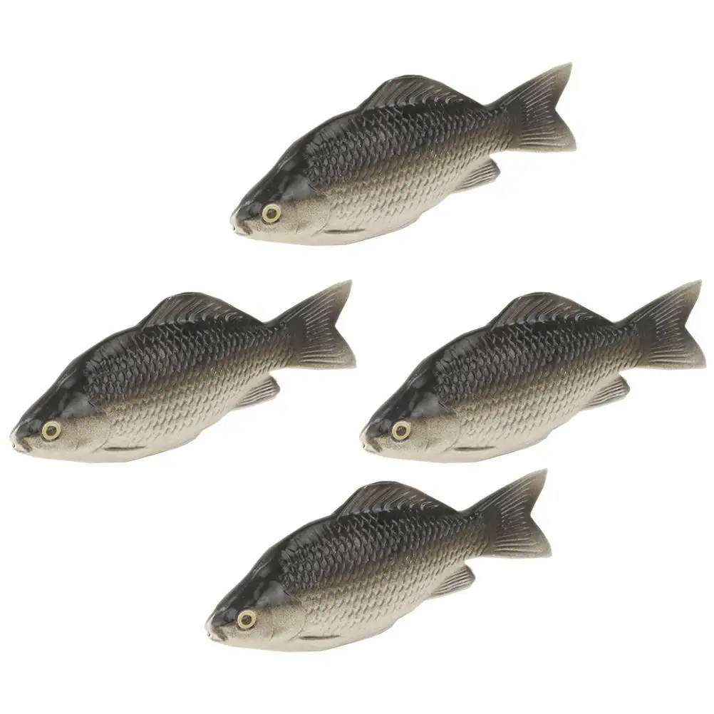 4 Pcs Realistic Simulated Black Decoration Artificial Dark Grey Foam for Fish Tank Aquarium Toy Plastic Fish Model Lightweight
4 Pcs Realistic Simulated Black Decoration Artificial Dark Grey Foam for Fish Tank Aquarium Toy Plastic Fish Model Lightweight