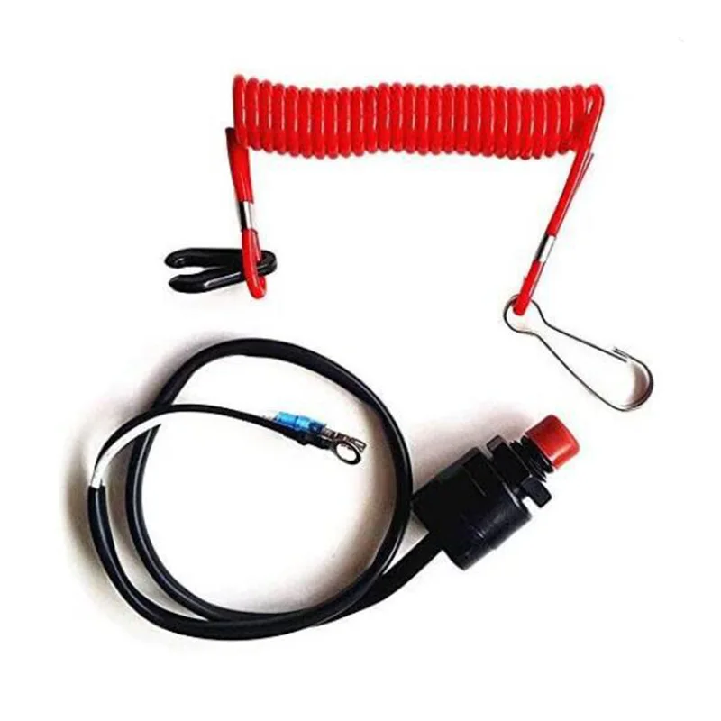 Kill Stop Switch Lanyard Assembly 6E9-82575-00/01/02/03/04 65W-82575 for Yamaha Outboard Motor Emergency Safety Tether Cord
Kill Stop Switch Lanyard Assembly 6E9-82575-00/01/02/03/04 65W-82575 for Yamaha Outboard Motor Emergency Safety Tether Cord