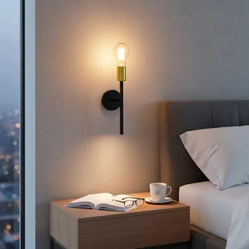 Nordic Industrial Wall Lamp Iron Black E27 Indoor Lighting Bedside Bathroom Bedroom Lamp Sconce Wall Light Fixture Decor
Nordic Industrial Wall Lamp Iron Black E27 Indoor Lighting Bedside Bathroom Bedroom Lamp Sconce Wall Light Fixture Decor