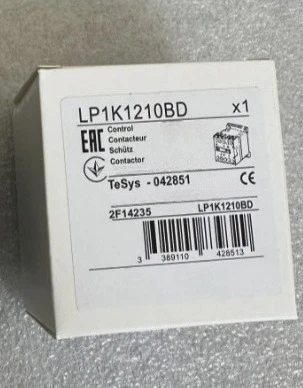 Brand New Original LP1K0910BD contactor 9A 24V DC Fast Delivery
Brand New Original LP1K0910BD contactor 9A 24V DC Fast Delivery