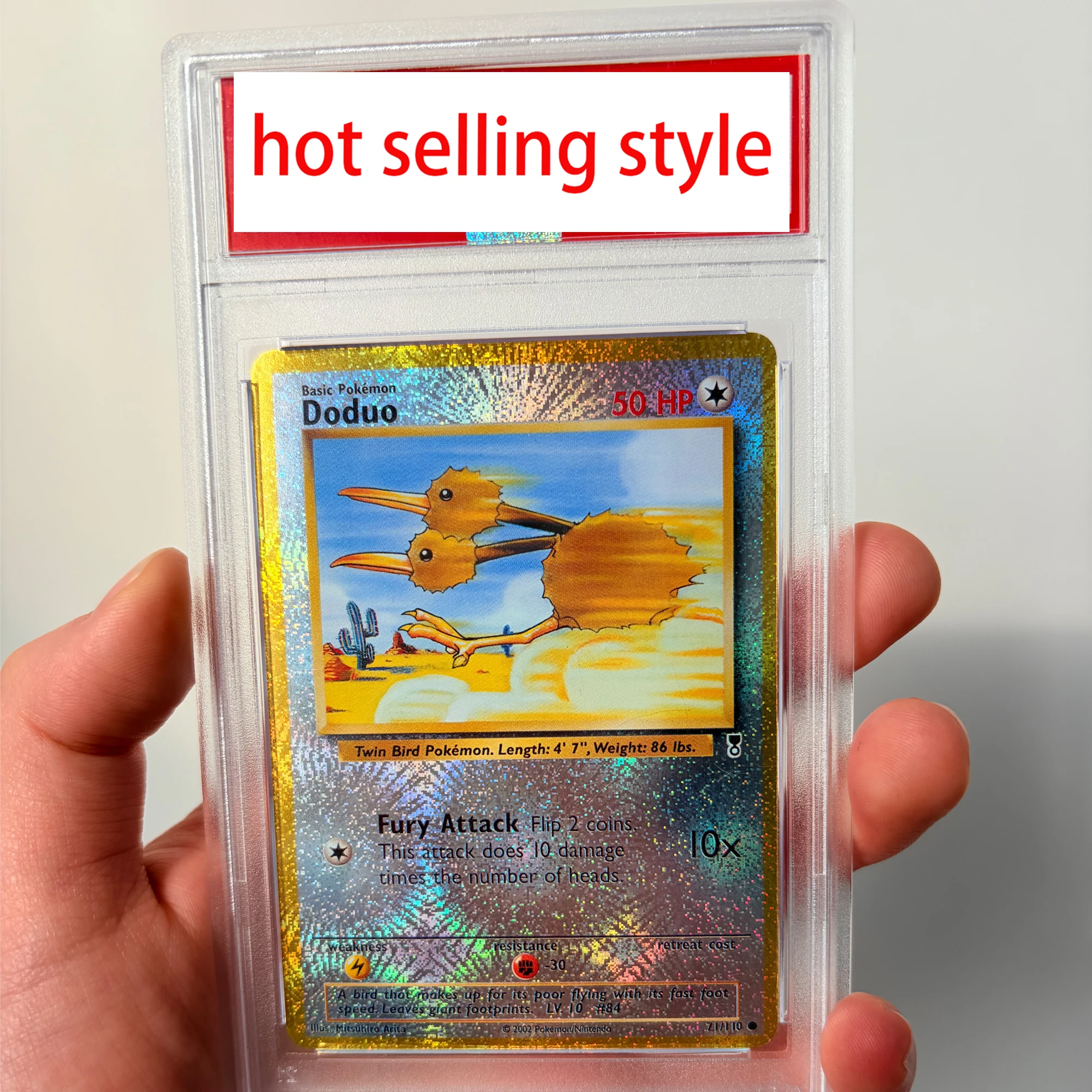 Diy Self Made Ptcg Normal Type Doduo Копия Рейтинг карты Преломление Цвет Флэш Ptcg Doduo Коллекционная карта Аниме Карты Подарочные игрушки
Diy Self Made Ptcg Normal Type Doduo Копия Рейтинг карты Преломление Цвет Флэш Ptcg Doduo Коллекционная карта Аниме Карты Подарочные игрушки