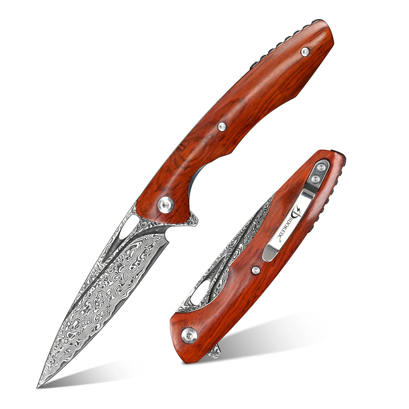 SDOKEDC VG10 Damascus Steel Folding Knives Multitool Edc Hand Tools Camping Knife Outdoor Mens Gifts Rosewood Handle
SDOKEDC VG10 Damascus Steel Folding Knives Multitool Edc Hand Tools Camping Knife Outdoor Mens Gifts Rosewood Handle