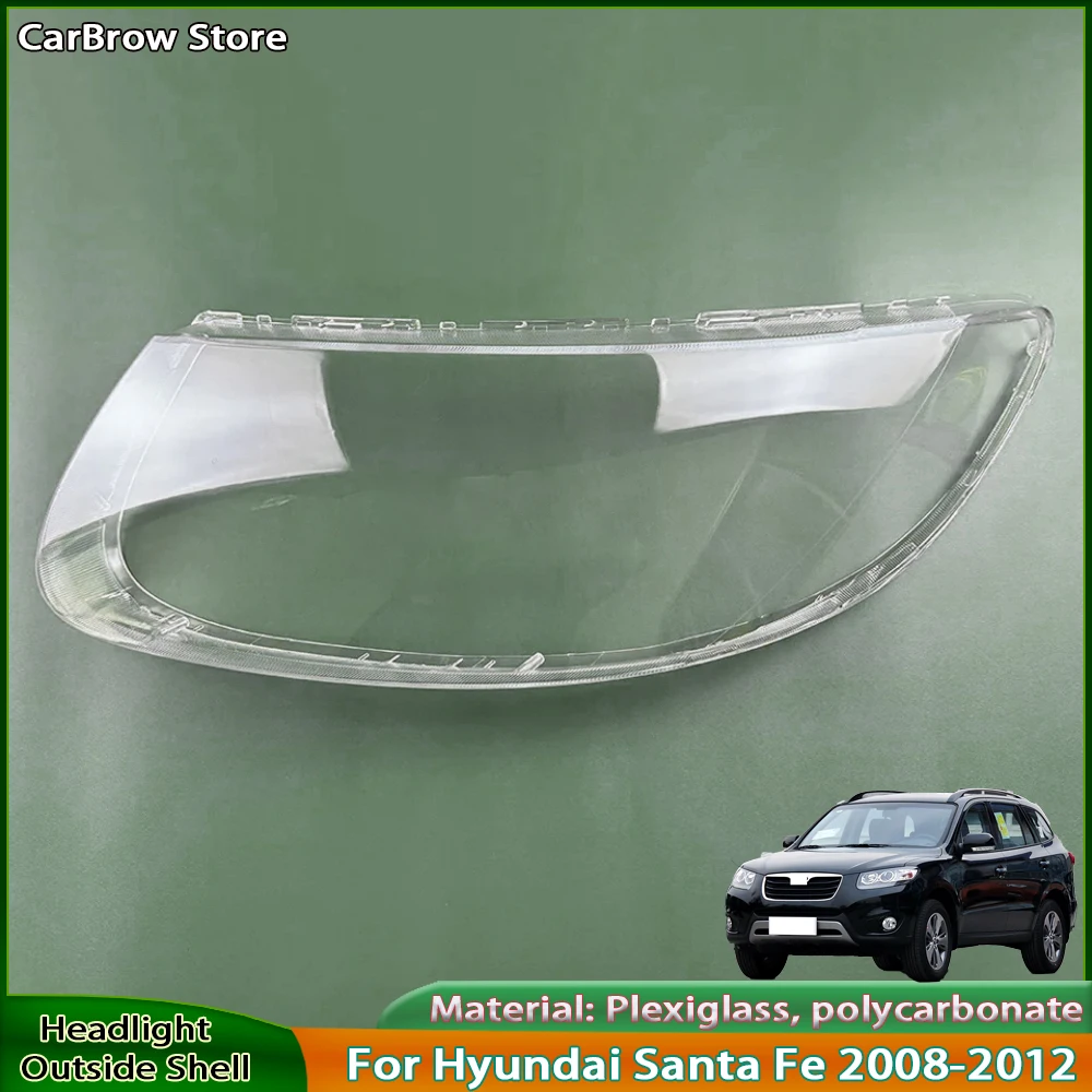 Корпус переднего света автомобиля, замена фары для Hyundai Santa Fe 2008 2009 2010-2012, прозрачная крышка объектива фары
Корпус переднего света автомобиля, замена фары для Hyundai Santa Fe 2008 2009 2010-2012, прозрачная крышка объектива фары