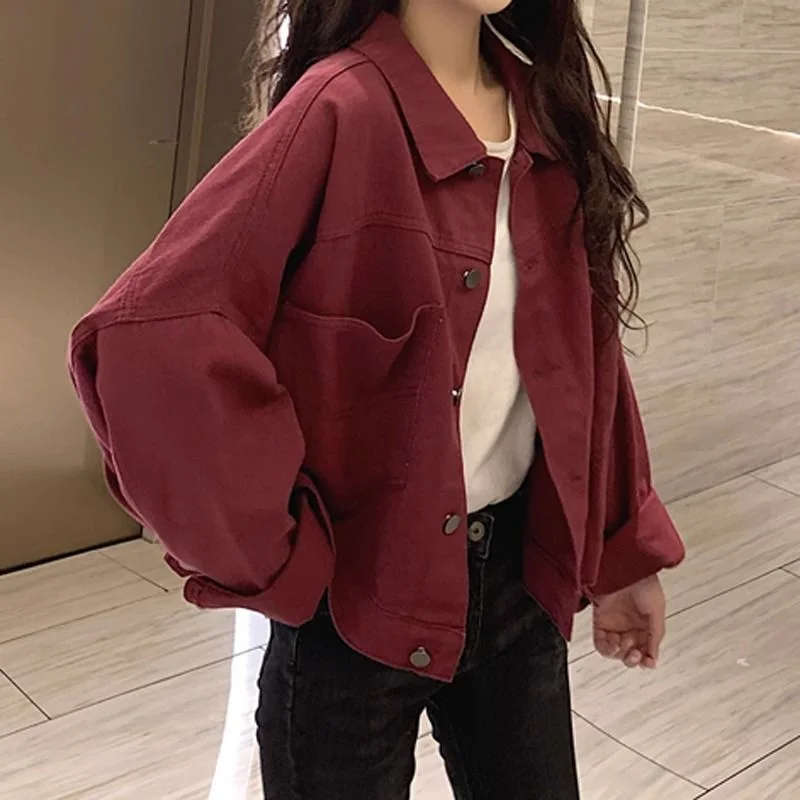 plus Size Women's ort Denim Jaet American Sle Spring Autumn Loose Meat Concealing Workwear Cardigan Coat Pure Color Com...
plus Size Women's ort Denim Jaet American Sle Spring Autumn Loose Meat Concealing Workwear Cardigan Coat Pure Color Com...