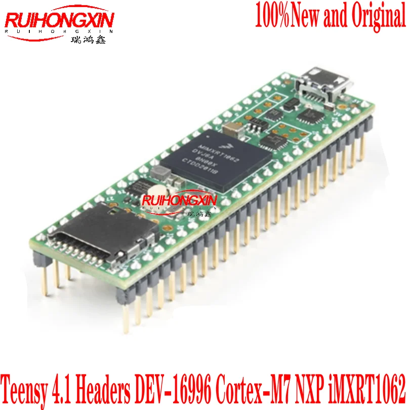 Teensy 4.1 Headers DEV-16996 Cortex-M7 NXP iMXRT1062 Development board 100%New and Original
Teensy 4.1 Headers DEV-16996 Cortex-M7 NXP iMXRT1062 Development board 100%New and Original