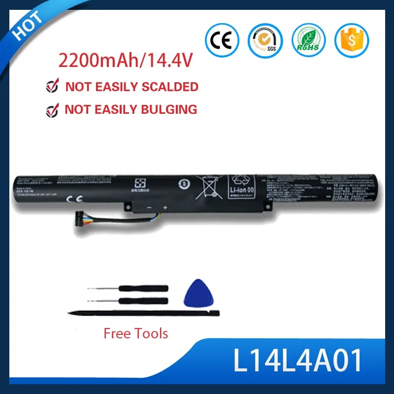 L14L4A01 Battery For Lenovo XiaoXin V4000 Y50C Z41-70 Z51-70 14.4V 32Wh
L14L4A01 Battery For Lenovo XiaoXin V4000 Y50C Z41-70 Z51-70 14.4V 32Wh