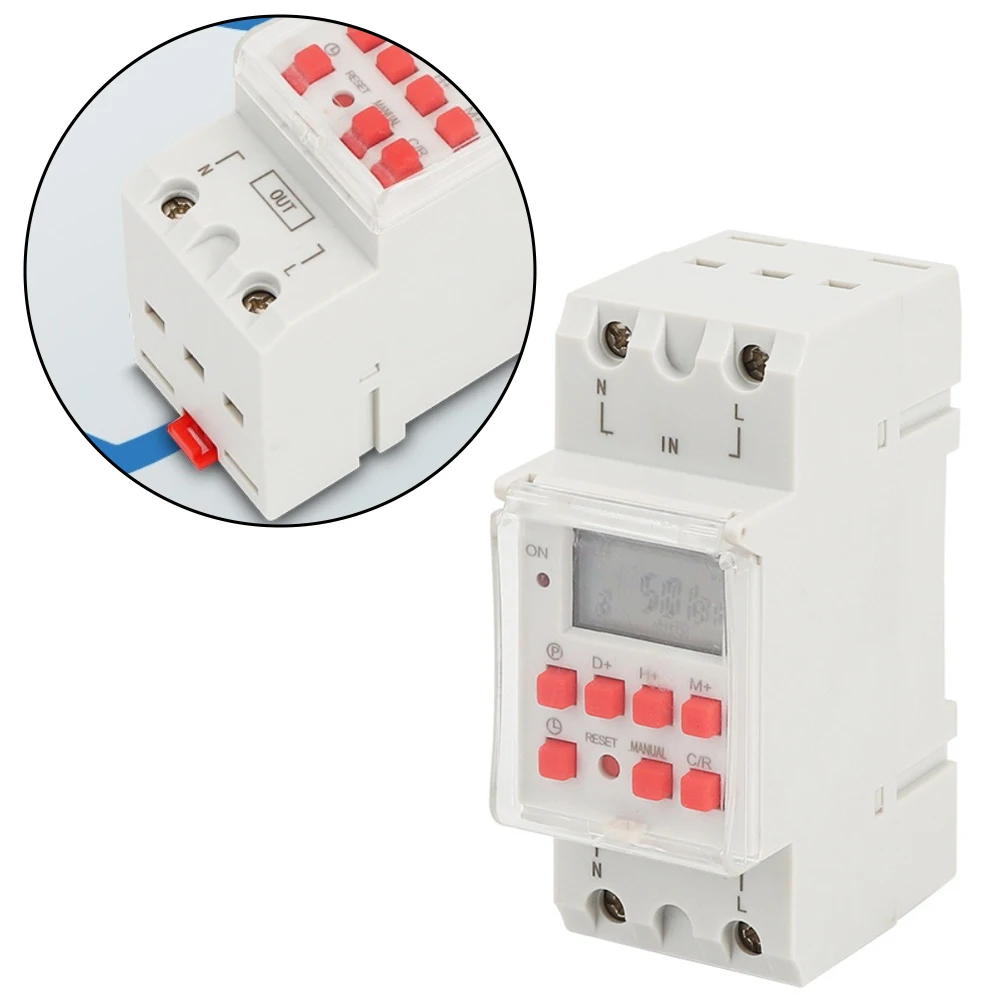 Переключатель таймера AHC15A, программируемый, с 16 еженедельными настройками включения/выключения для автоматического управления устройством и долговечными емкостными кнопками
Переключатель таймера AHC15A, программируемый, с 16 еженедельными настройками включения/выключения для автоматического управления устройством и долговечными емкостными кнопками