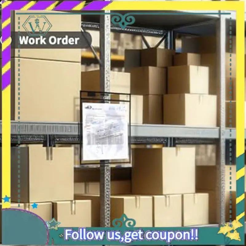 NEW 50PCS Job Ticket Holders Dry Erase Pockets 10X14inch,Black,Reusable Plastic Sleeves For Paper
NEW 50PCS Job Ticket Holders Dry Erase Pockets 10X14inch,Black,Reusable Plastic Sleeves For Paper