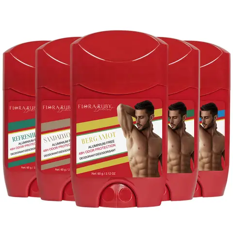 5 Type Men Deodorant Stick Sweating Sandalwood Keep Drying Lasting Fragrance Remove Armpit Odor Underarm Refresh Sticks Refresh