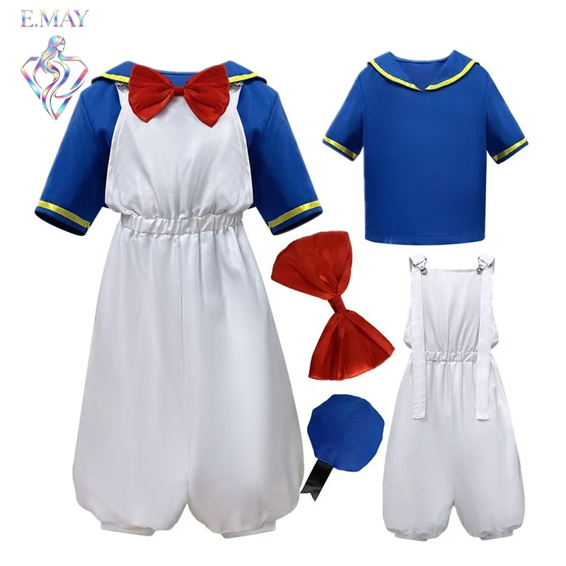 2025 New Halloween Cosplay Sailor Suit Cartoon Animation Donald Duck Costume Women's Ethnic Stage Clothing Summer Collection
2025 New Halloween Cosplay Sailor Suit Cartoon Animation Donald Duck Costume Women's Ethnic Stage Clothing Summer Collection