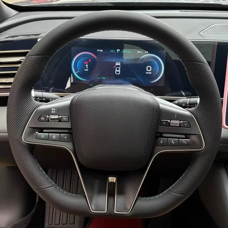 For BYD Qin L 24models Hand-stitched Car Steering Breathable; wear-resistant; skid-proof full coverage modification desig
For BYD Qin L 24models Hand-stitched Car Steering Breathable; wear-resistant; skid-proof full coverage modification desig
