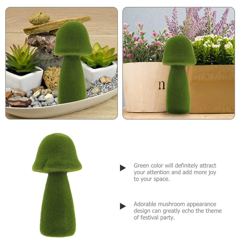 Simulated Mushroom Decoration Green Mini nament 38cm High Artificial Moss Garden Yard Outdoor Party Festive Atmosphere Enhancer
Simulated Mushroom Decoration Green Mini nament 38cm High Artificial Moss Garden Yard Outdoor Party Festive Atmosphere Enhancer