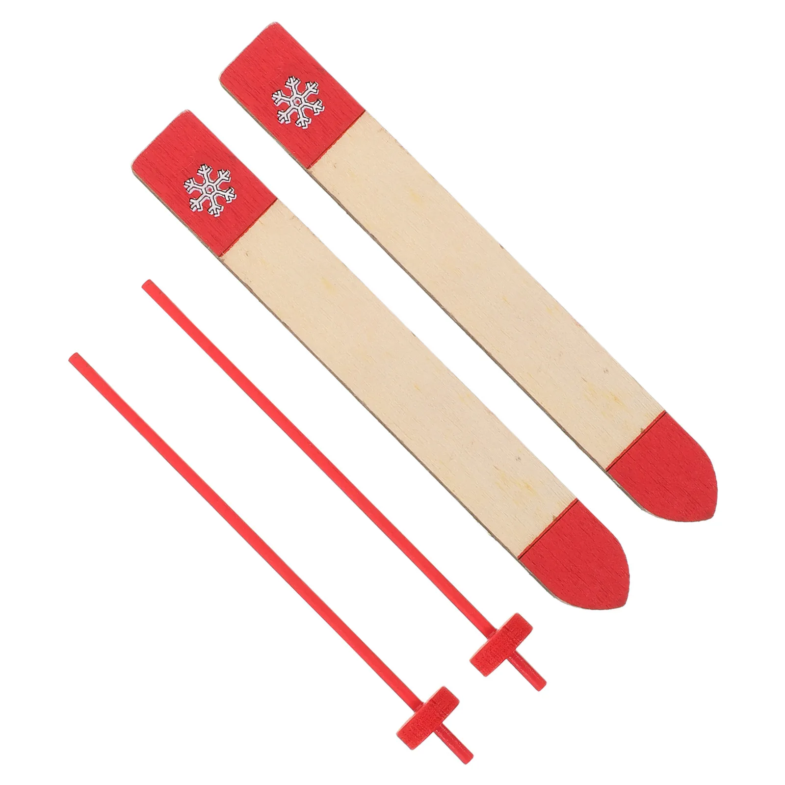 4Set Wooden Dollhouse Winter Skiing Accessories Mini Snow Skis Poles Creative Christmas Scene Indoor Playhouse Decor Miniature
4Set Wooden Dollhouse Winter Skiing Accessories Mini Snow Skis Poles Creative Christmas Scene Indoor Playhouse Decor Miniature