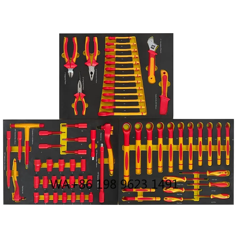 Explosion-proof insulated maintenance tools, safety hand kit equipped with pickaxe sickle, widely in new energy tram repair
Explosion-proof insulated maintenance tools, safety hand kit equipped with pickaxe sickle, widely in new energy tram repair