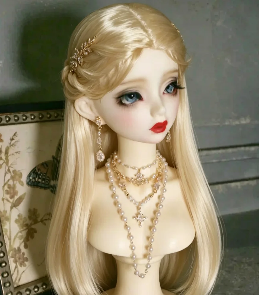 Wigs doll wig doll accessories gold BJD wig 1/3 1/4 1/6 doll hair free shipping
Wigs doll wig doll accessories gold BJD wig 1/3 1/4 1/6 doll hair free shipping