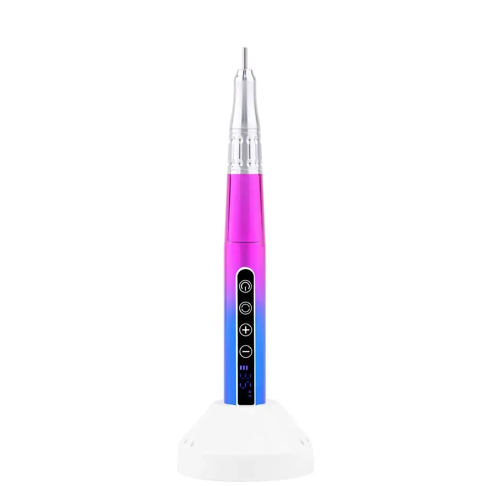 65W Professional 35000RPM New Color Cordless Ultra Smooth Coreless Motor Portable Nail Drill Pen With Charging Base
65W Professional 35000RPM New Color Cordless Ultra Smooth Coreless Motor Portable Nail Drill Pen With Charging Base