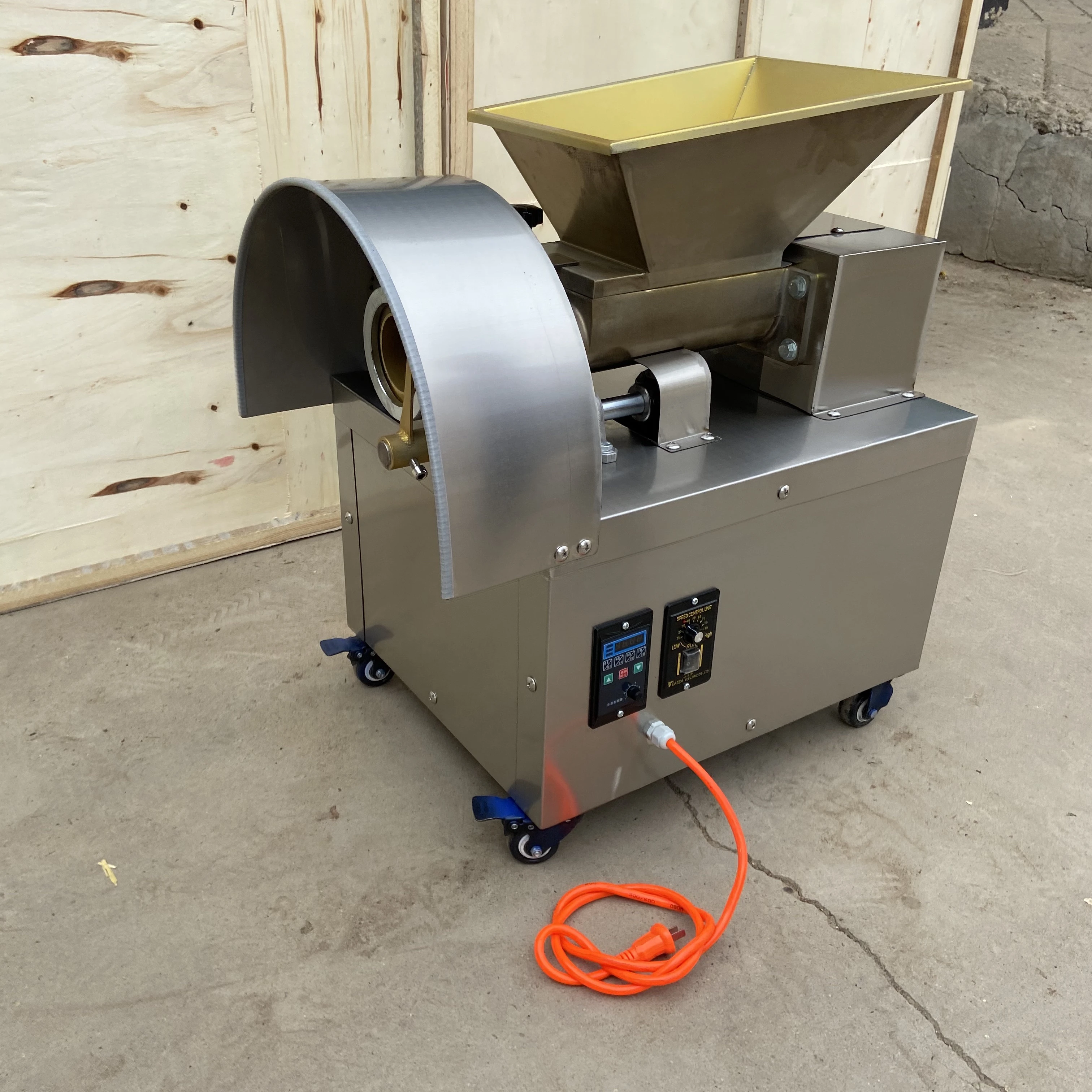 Automatic dough dividing and rolling machine used for dough ball making machine and dough cutting machine
Automatic dough dividing and rolling machine used for dough ball making machine and dough cutting machine