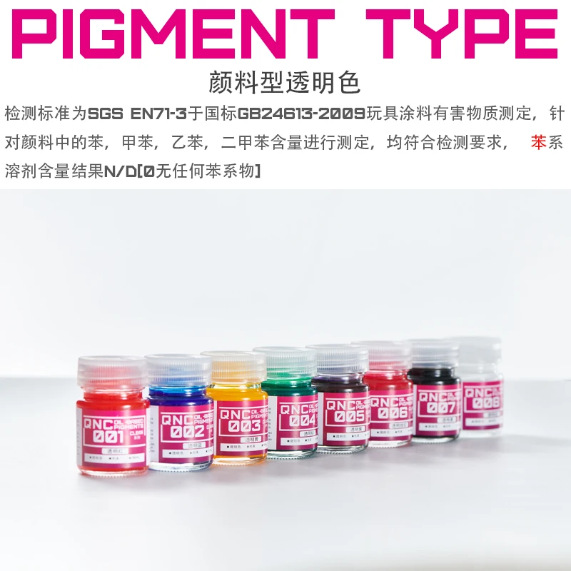 Pigment Paint Transparent Color Model Coloring Oiliness Spray Coating Military GK Pseudo Electroplating 15mL
Pigment Paint Transparent Color Model Coloring Oiliness Spray Coating Military GK Pseudo Electroplating 15mL