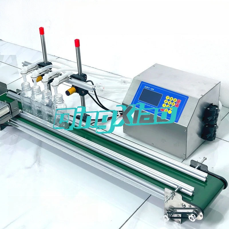 4H Automatic Small Four-Head Liquid Filling Machine with Conveyor Belt Packaging Supporting Equipment Parts
4H Automatic Small Four-Head Liquid Filling Machine with Conveyor Belt Packaging Supporting Equipment Parts