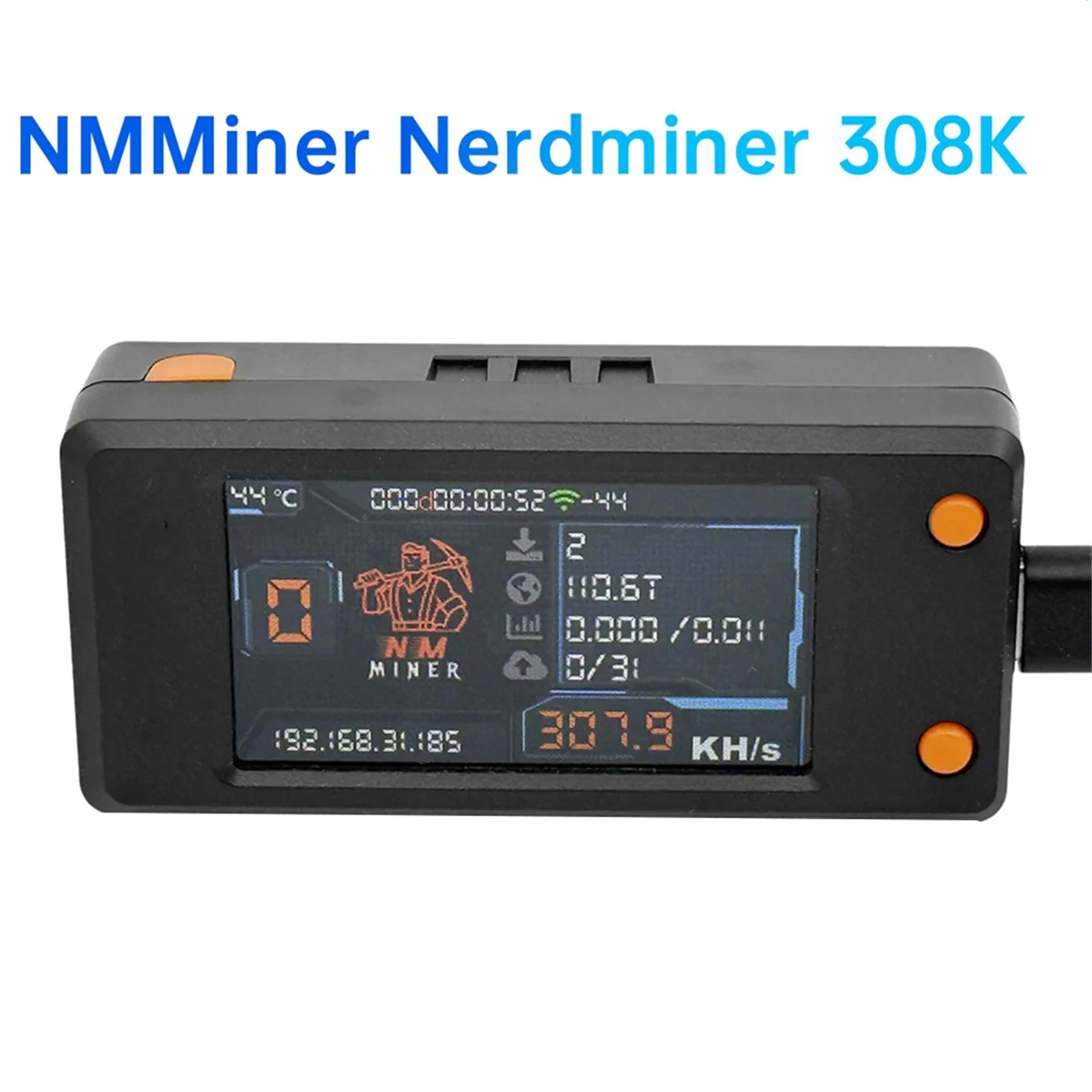 SuperDeals NMMiner Nerdminer 308KH/S BTC Solo Lottery Miner Цветной экран Bitcoin Crypto Miner BTC Miner Nerd Miner
SuperDeals NMMiner Nerdminer 308KH/S BTC Solo Lottery Miner Цветной экран Bitcoin Crypto Miner BTC Miner Nerd Miner