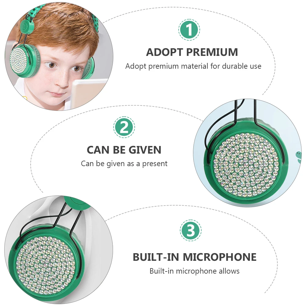Children Headphones Kids Earphones On-Ear Travel Headset Built Mic Soft Earmuffs Durable Wired Protective Hearing Long Use
Children Headphones Kids Earphones On-Ear Travel Headset Built Mic Soft Earmuffs Durable Wired Protective Hearing Long Use