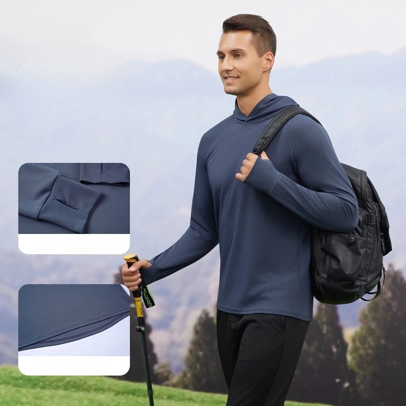 Mens Slim Fit Moisture Absorbing Quick Drying Hooded Sports Sweater Autumn Winter Outdoor Running Training Long Sleeve
Mens Slim Fit Moisture Absorbing Quick Drying Hooded Sports Sweater Autumn Winter Outdoor Running Training Long Sleeve