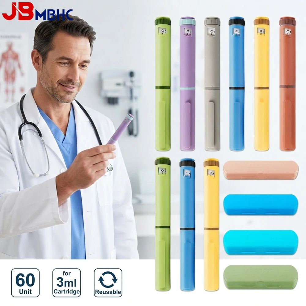 Reusable Injection Pen with Travel Case, 60 Unit Peptide Pen Injector, Adjustable Dose Dial Injection Pen for 3ml Cartridges
Reusable Injection Pen with Travel Case, 60 Unit Peptide Pen Injector, Adjustable Dose Dial Injection Pen for 3ml Cartridges