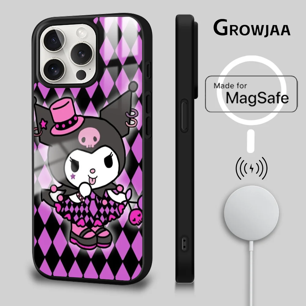 Sanrio Kuromi Phone Case For iPhone 15 14 13 12 11 Pro Max Plus Mini Mirror Magnetic Funda Cute Purple Black Magsafe Case
Sanrio Kuromi Phone Case For iPhone 15 14 13 12 11 Pro Max Plus Mini Mirror Magnetic Funda Cute Purple Black Magsafe Case