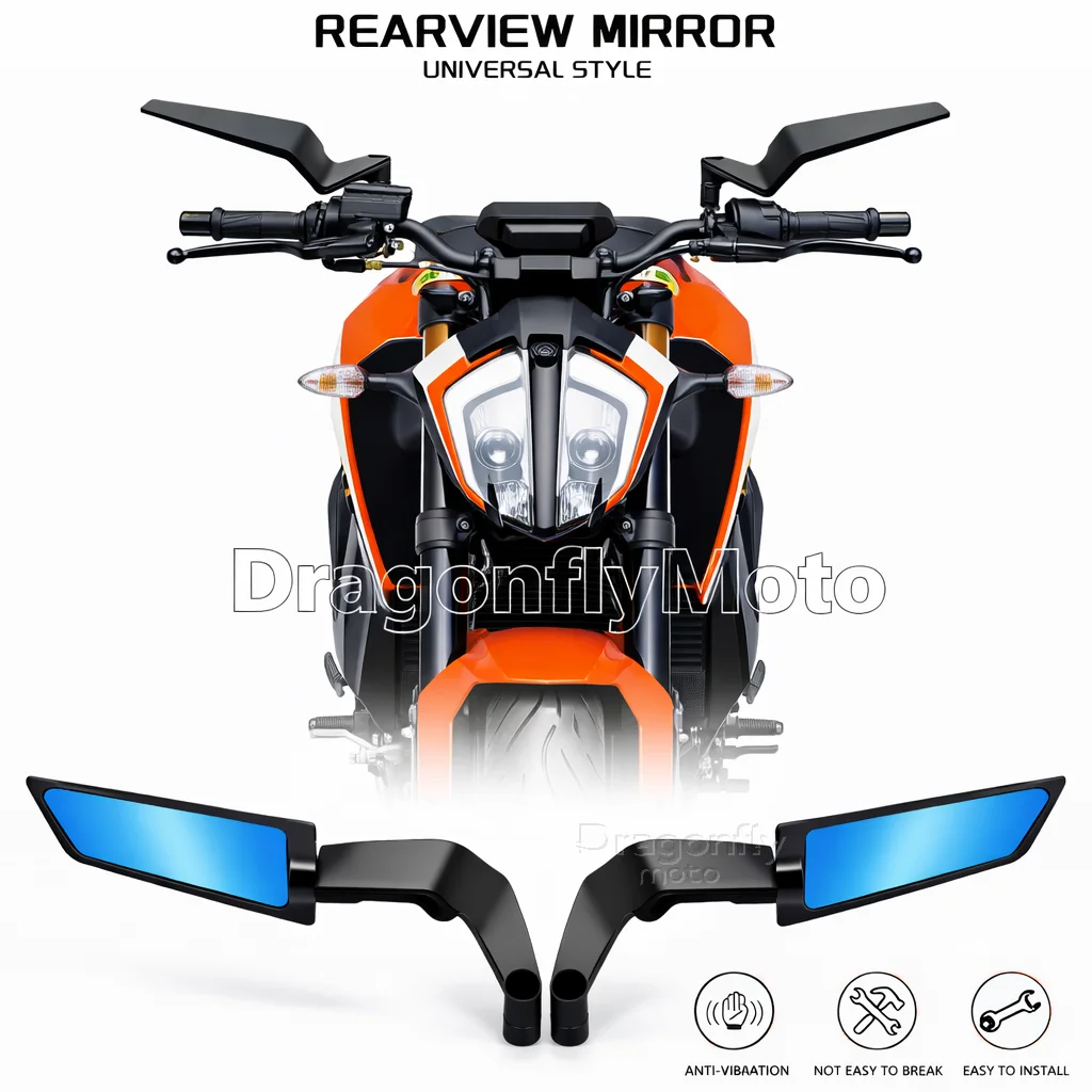 Motorcycle Rearview Mirrors for KTM Duke 125 200 250 390 690 790 890 Super Duke 990 1290 1390 Wind Wing Stealth Side View Mirror
Motorcycle Rearview Mirrors for KTM Duke 125 200 250 390 690 790 890 Super Duke 990 1290 1390 Wind Wing Stealth Side View Mirror