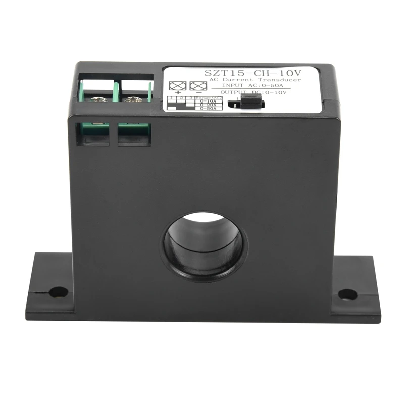 SZT15-CH-10V AC Current Transmitter Current Mutual Inductor AC 0-50A To DC 0-10V
SZT15-CH-10V AC Current Transmitter Current Mutual Inductor AC 0-50A To DC 0-10V