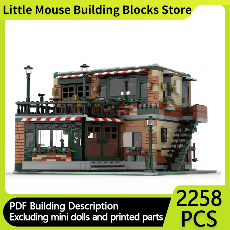 City Street View Model MOC Building Bricks Central Perk Cafe And Pub Modular Technology Gift Holiday Assemble Children Toys Suit
City Street View Model MOC Building Bricks Central Perk Cafe And Pub Modular Technology Gift Holiday Assemble Children Toys Suit