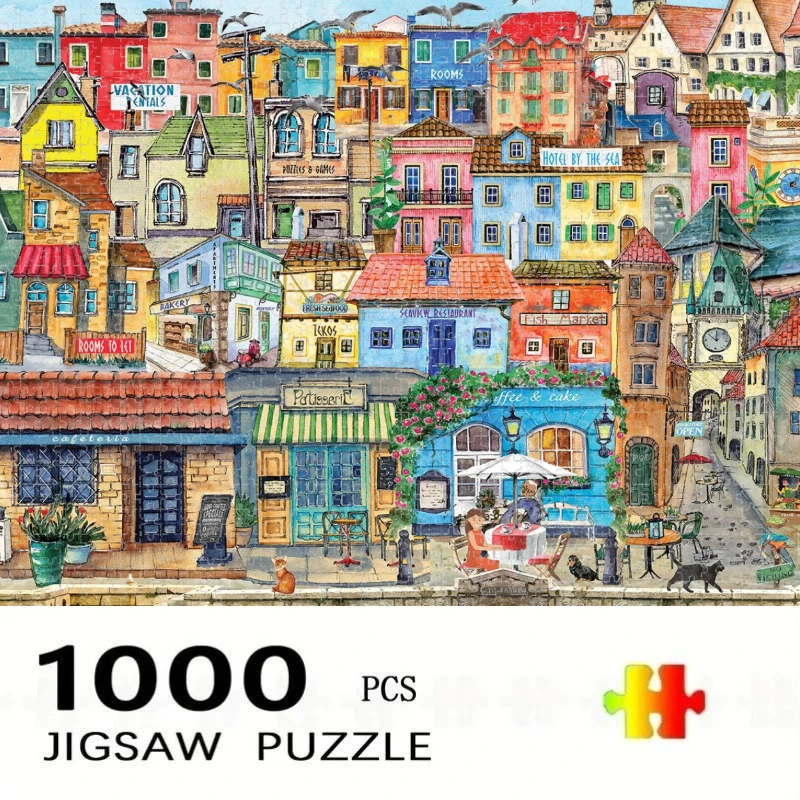 Jigsaw Puzzles 1000 Pieces for Adults Puzzle Seaside Village Home Decor Adults Puzzle Games Family Fun Floor Puzzlesl
Jigsaw Puzzles 1000 Pieces for Adults Puzzle Seaside Village Home Decor Adults Puzzle Games Family Fun Floor Puzzlesl