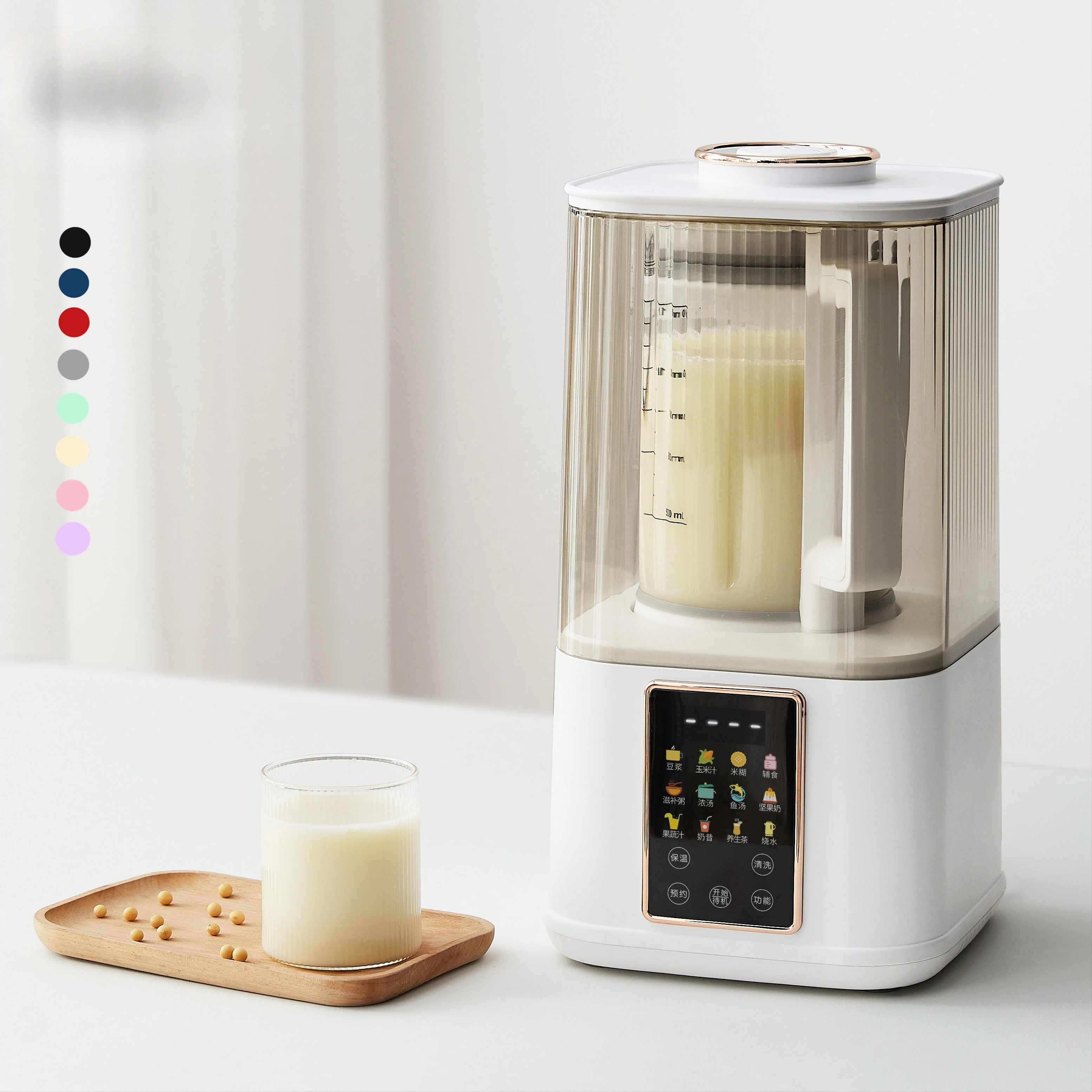 2024 800W Latest Version Soybean Milk Machine 1.5L Capacity Auto Soy Bean Maker Soymilk Maker Customized Steel Stainless Blade
2024 800W Latest Version Soybean Milk Machine 1.5L Capacity Auto Soy Bean Maker Soymilk Maker Customized Steel Stainless Blade