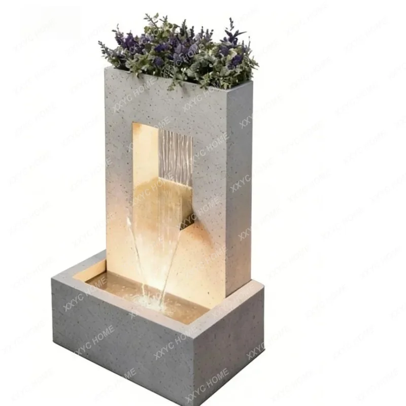 Outdoor Floor-to-Ceiling Circulating Water Fountain Courtyard Villa Garden Balcony Small Water Feature Flower Pot Ornament
Outdoor Floor-to-Ceiling Circulating Water Fountain Courtyard Villa Garden Balcony Small Water Feature Flower Pot Ornament