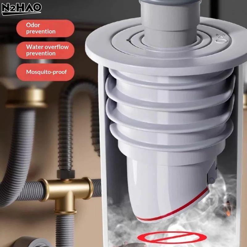 Silicone Bathroom Sewer Seal Ring Kitchen Sink Sewer Pipe Plug Washing Machine Anti-odor Leakage Floor Drain Seal Connector Plug
Silicone Bathroom Sewer Seal Ring Kitchen Sink Sewer Pipe Plug Washing Machine Anti-odor Leakage Floor Drain Seal Connector Plug