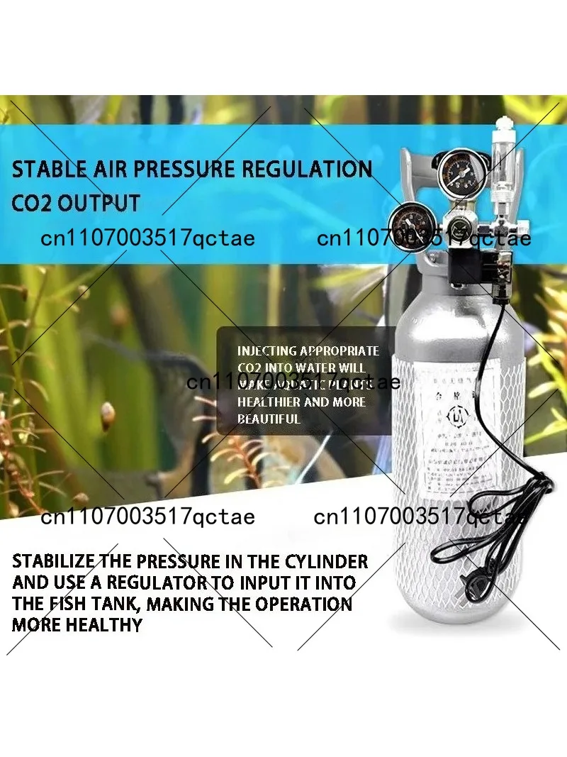 DIY Aquarium CO2 Regulator Magnetic Solenoid Kit Check Valve Fish Tank Accessories CO2 Control System Reactor Generator Set
DIY Aquarium CO2 Regulator Magnetic Solenoid Kit Check Valve Fish Tank Accessories CO2 Control System Reactor Generator Set