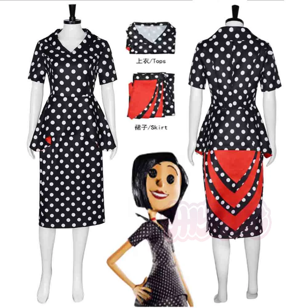 Coraline Movie The Other Mother Beldam Cosplay Costume Women Black Dress Halloween Carnival Party Gown In Stock
Coraline Movie The Other Mother Beldam Cosplay Costume Women Black Dress Halloween Carnival Party Gown In Stock