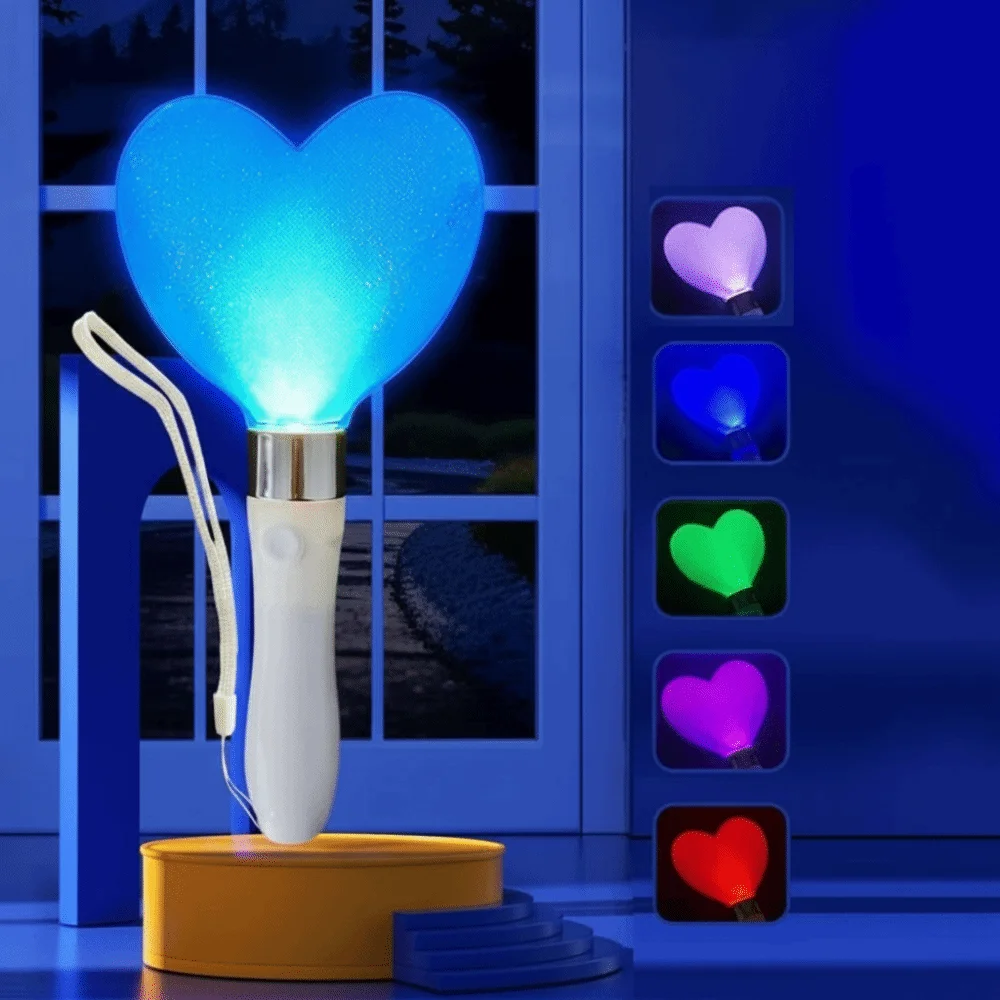 LED Glow Star Heart LED Glow Stick Mini Reusable Concert Light Stick Luminous Bar Finger Lightstick Support Rods Music Festival
LED Glow Star Heart LED Glow Stick Mini Reusable Concert Light Stick Luminous Bar Finger Lightstick Support Rods Music Festival