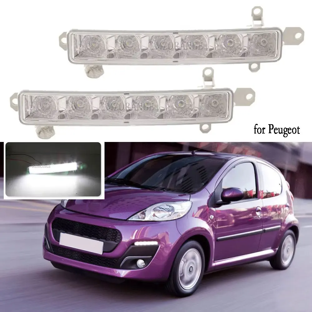 LED DRL for Peugeot 308 107 108 Partner Ranch Headlight for Citroen C3 C1 Berlingo B9 MK2 C-Elysee Driving Lamp accessories
LED DRL for Peugeot 308 107 108 Partner Ranch Headlight for Citroen C3 C1 Berlingo B9 MK2 C-Elysee Driving Lamp accessories