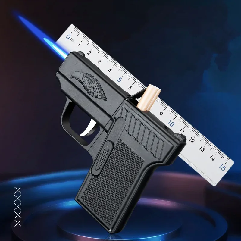 Gun Type Split Type Lighter Creative Butane Gas Lighter Can Hold 8 Regular Cigarettes Personalized Cigarette Box Lighters
Gun Type Split Type Lighter Creative Butane Gas Lighter Can Hold 8 Regular Cigarettes Personalized Cigarette Box Lighters
